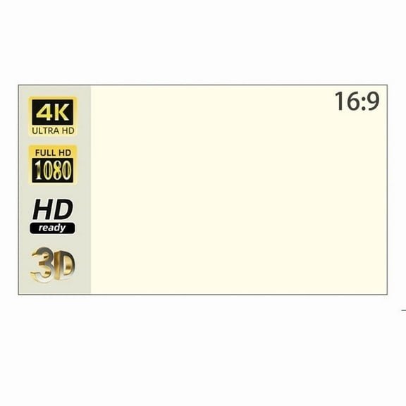 Projector Screen White Grid Anti-Light Reflective Cloth for Home Theatre ,Wrinkle-Free Outdoor Projector Screen