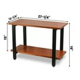 thumbnail image 2 of CONSDAN Industrial Bookshelf, Console Table, Entryway Table, USA Grown Poplar Hardwood, Rustic Bookcase, Storage Shelves, Display Shelves, Sofa Table-2 Tier Shelf, 2 of 10