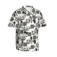 thumbnail image 2 of Daiia Beach Hawaiian Shirt for Men Gentle Cotton Regular Short Sleeve Casual-X-Large, 2 of 9
