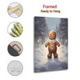 thumbnail image 2 of Classic Christmas Gingerbread Man Canvas Art Poster and Wall Art Picture Print Modern Family bedroom Decor Posters 16x24inch(40x60cm), 2 of 6