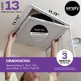 thumbnail image 2 of Simply Filters 11.75x11.75x1 MERV 13, MPR 1500, AC Furnace HVAC Air Filter (24 Pack), 2 of 8