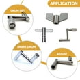 thumbnail image 3 of Shisuyan 3pcs Drum Keys Percussion Drum Set Tuning Tools Drum Silver Tuning Keys, 3 of 9