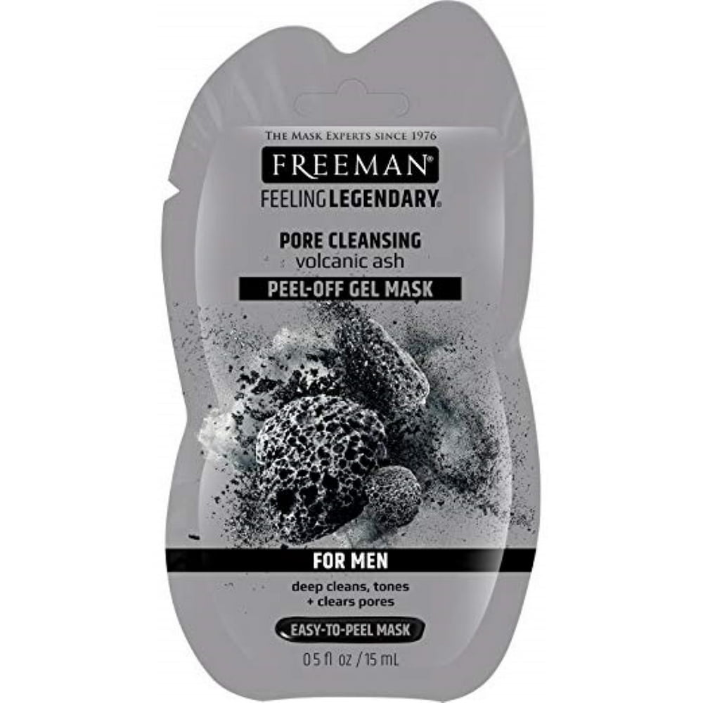 Freeman Pore Clearing PeelOff Mask with Volcanic Ash 1 ea (Pack of 3