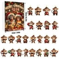 HWRETIE Calendar 20242025,Christmas Carnival 2024 Christmas Advent Calendar Box， 24 Different