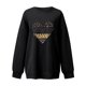 thumbnail image 4 of ICHUANYI Clearance Women's Fashion Sweatshirts Long Sleeved Lovely Printed Pullover Fall Crewneck Sweatshirt(Black, S) ICHUANYI WER2023081514336, 4 of 6