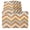 Orange, variant on Table Placemats Set of 4,Geometric Zig Zag Art Stripes Non-Slip Kitchen Dining Tables Place Mat,Multicolor Chevron Washable Table Mats for Home Dinner Holiday Party Banquet