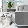 thumbnail image 3 of Pawmingle Self-Adhesive Cat Scratching Carpet for Indoor Sofa Wall Corner Use, Cuttable Scratch Mat Protector with Non-Woven Surface, 3 of 7