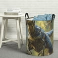 thumbnail image 6 of Bingfone Ferocious Dinosaur Waterproof Foldable Laundry Hamper Bucket with Handles for Storage Bin,Clothes Hamper ( ), 6 of 6