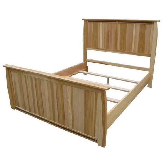 Bowery Hill King Panel Bed in Natural