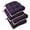 Purple, variant on Chair Cushions for Dining Chairs Set of 4 Office Chair Cushion 18x18x3 Inches Kitchen Chair Pads Soft and Comfortable Seat Cushion with Ties and Non Slip Backing, Coffee