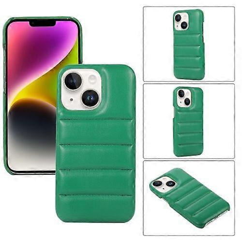 Pour iPhone 15 Veste en Duvet Coussin Gonflable Étui de Téléphone Antichoc