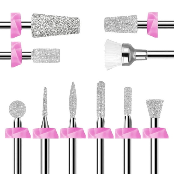 Juego de brocas para uñas Makartt Diamond Liding para taladro de uñas