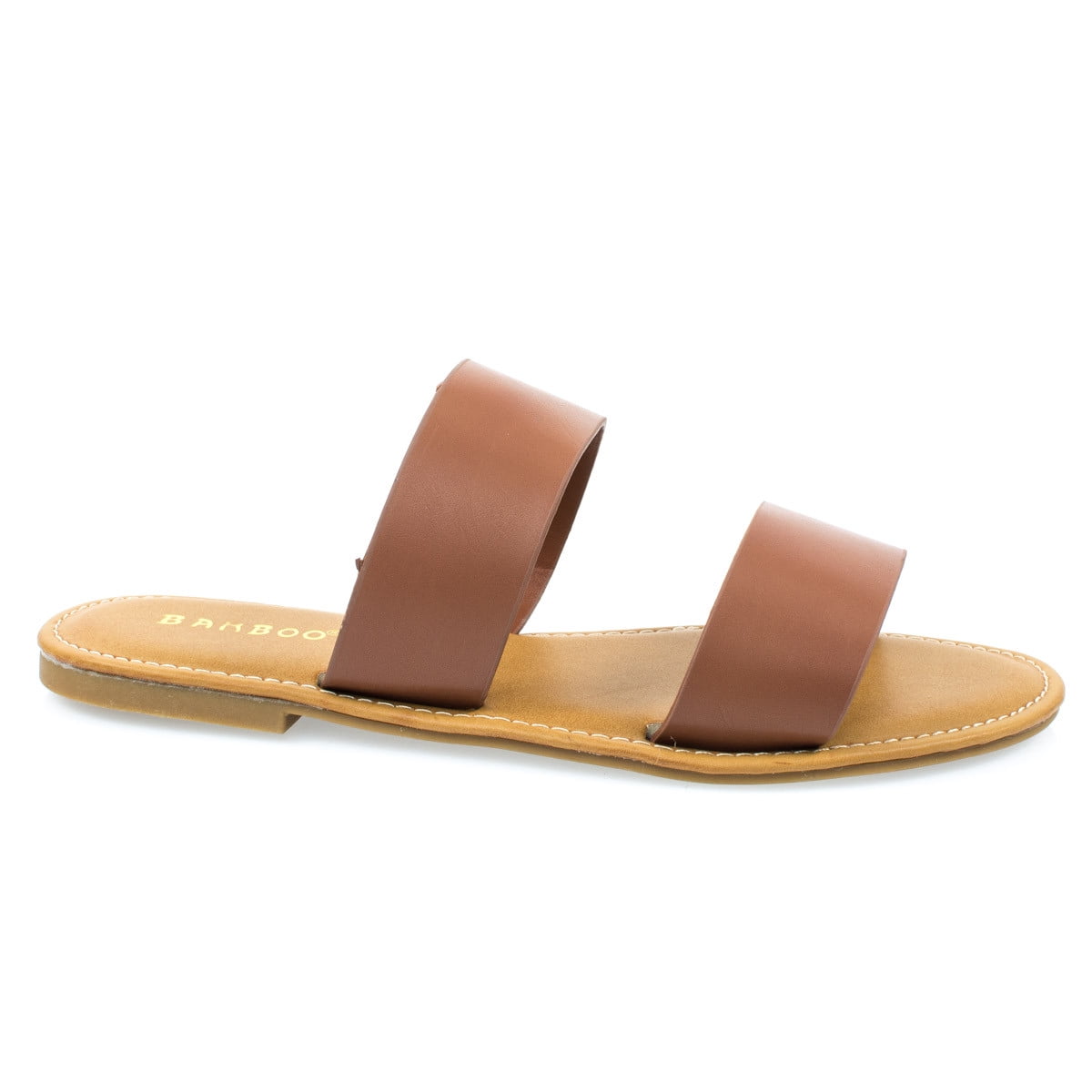 bamboo double strap sandals