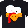 thumbnail image 4 of Inktastic Thanksgiving Goofball Turkey Face T-Shirt, 4 of 5