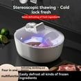thumbnail image 4 of Blue Light Rapid Thawing Tray Suitable for Food Thawing and Food Preservation Very Suitable for Home Kitchen Use, 4 of 5