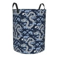 thumbnail image 2 of Bingfone Dragon Waterproof Foldable Laundry Hamper Bucket with Handles for Storage Bin,Clothes Hamper (Small ), 2 of 6