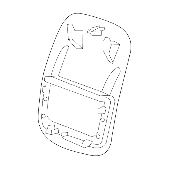 Genuine OEM GM Part # 23386151 Seat Back Panel