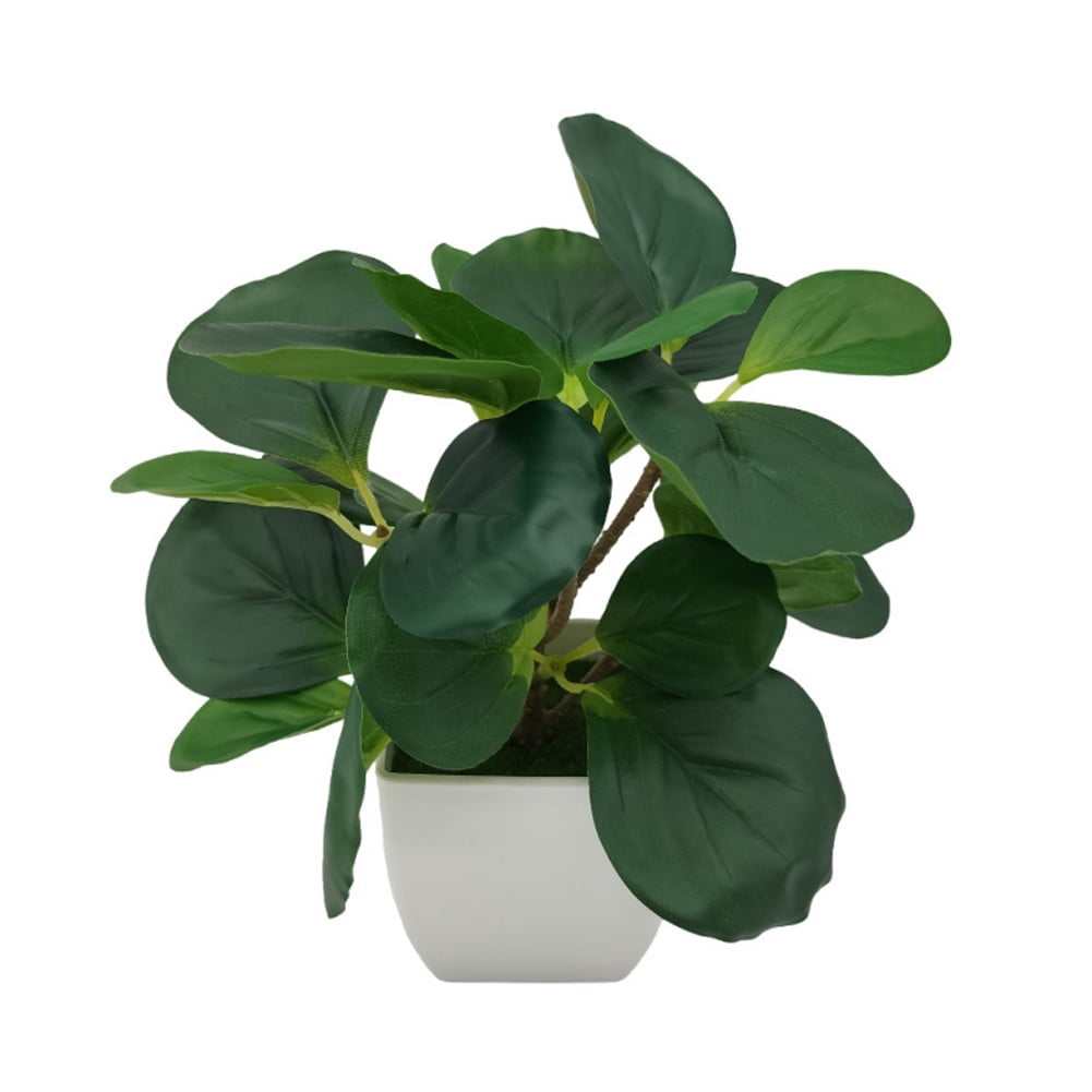 AFQH 4 Pcs Small Fake Plants Artificial Potted Plants Indoor for Living Room Bedroom