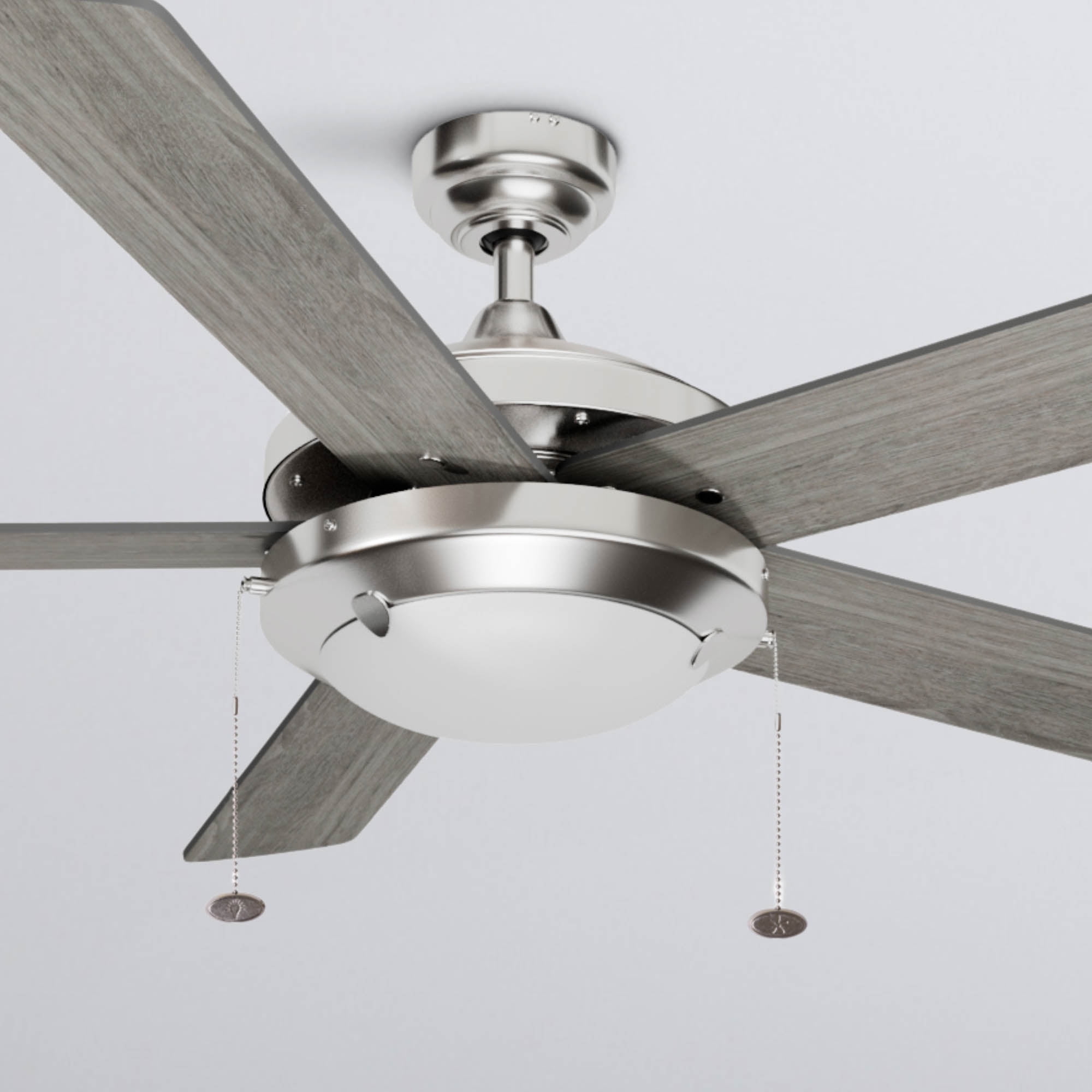 Mainstays 7" Universal Satin Nickel Metal Ceiling Fan Pull Chains