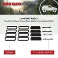 thumbnail image 5 of YAKIMA Landing Pad 21 Fixed Point Gear Mount Base Kit for Vehicle Roof Ditch, Set of 4, 5 of 12