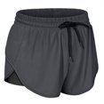 thumbnail image 1 of Women 2 in 1 Running Shorts Double Layer Athletic Yoga Workout Shorts with Pockets, 1 of 8