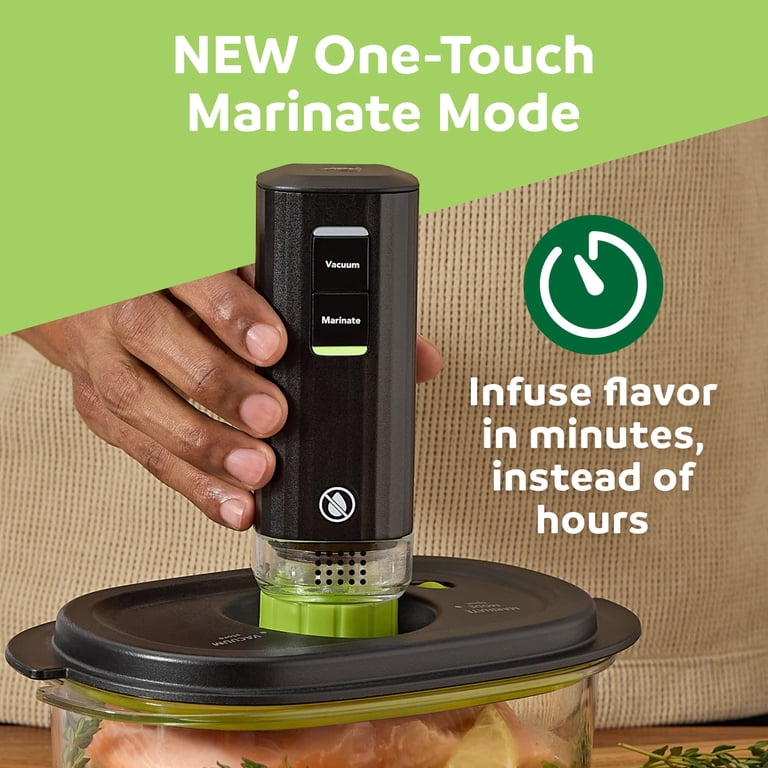 FoodSaver Mini Vacuum Sealer and Bags, Portable Rechargeable Food