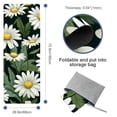 thumbnail image 4 of Daisy 72.8"x26.8" Gym Towel with Features and Storage Bag – Yoga, Pilates, Fitness, and More, 4 of 6