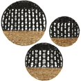 thumbnail image 4 of SEI Furniture Mable 3 Piece Round Wall Panel Set in Natural, 4 of 9