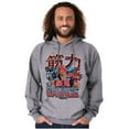 thumbnail image 5 of Kanji Street Fighter Savage Akuma Hoodie Hooded Sweatshirt Men Brisco Brands L, 5 of 6