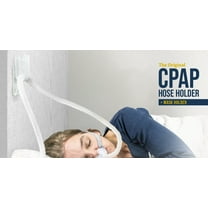 The Original CPAP Hose Holder Mask Holder- White Linen