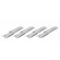 thumbnail image 4 of 4 Pcs Brûleur Droit de Remplacement pour Barbecue à Gaz Universel Réglable en Acier Inoxydable, 4 of 5