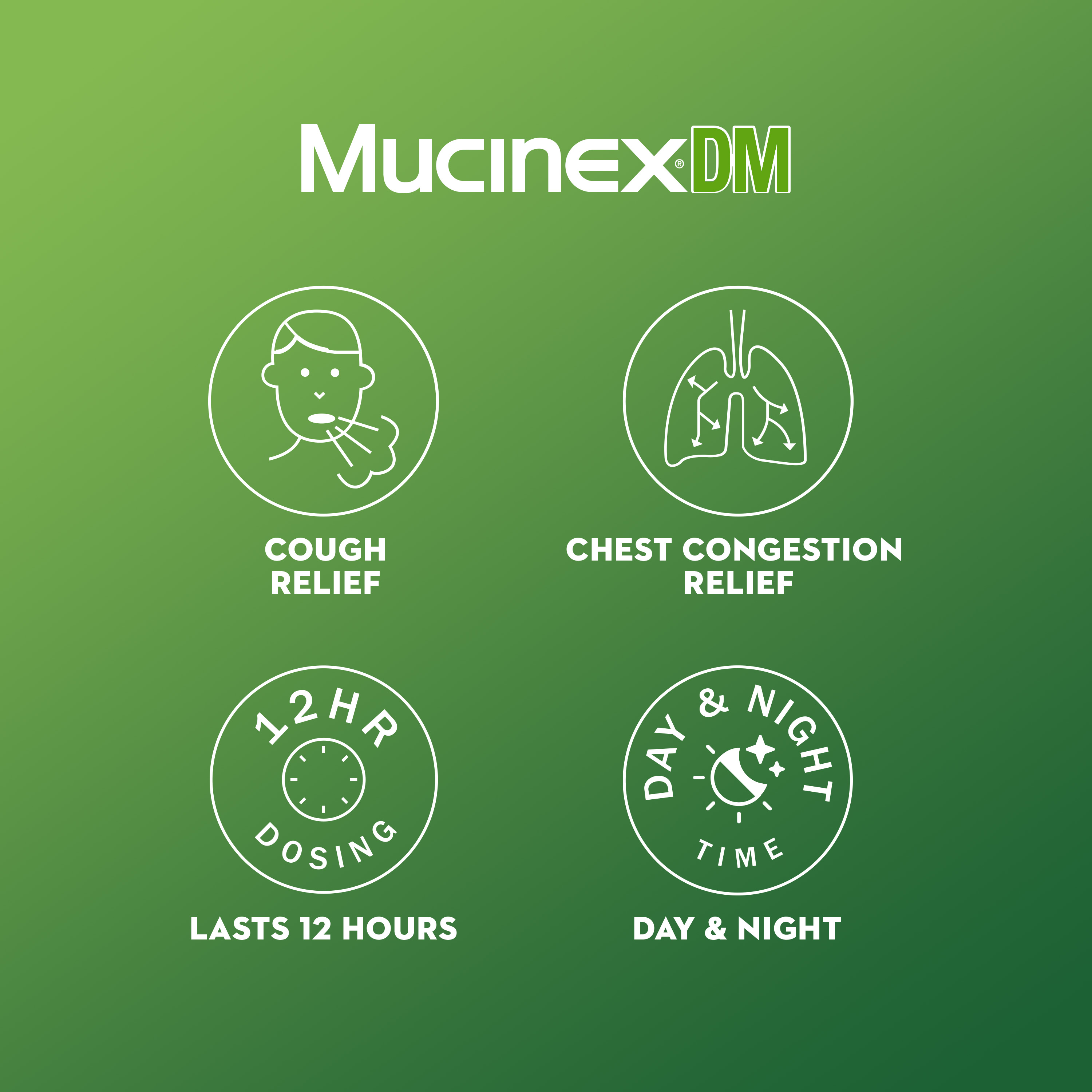 Buy Mucinex DM 12 Hr Max Strength Expectorant & Cough Suppressant