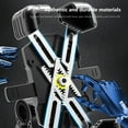 thumbnail image 7 of SNGMN Motorcycle Phone Mount - 360° Rotatable Bike Phone Holder for 4.7-7.2" Devices, Shockproof Handlebar Bracket for Bicycle/Motorcycle/Car (Black), 7 of 7