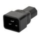 thumbnail image 1 of Conector IEC 320 Adaptador Convertidor de Fuente de Alimentación para Enchufe de 3 Clavijas IEC 320 C20 a C13 NUEVO Fanmusic Conector IEC 320, 1 of 6