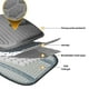 thumbnail image 4 of Cojín de gel con diseño de panal transpirable para asiento de coche, cojín fresco, cojín de asiento elevado, 4 of 7