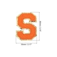 thumbnail image 2 of Uxcell Chenille Letter x Patches Large Size 3.15"x2.17" 3PCS(Orange) Shape S, 2 of 6