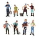 thumbnail image 2 of de Modelo Pintadas de Plástico de 8 Piezas, Personajes de Agricultores Masculinos Y Femeninos Yotijar Diseño paisaje personas, 2 of 10