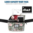 thumbnail image 2 of HAWEE Fanny Packs for Women - Slim Yet Spacious Waist Pack with Headphone Cord Access - Lightweight Fannie Hip Bag Great for Hiking, Walking, Biking, Running, Travel, 2 of 7