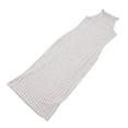 thumbnail image 4 of Vestido ajustado de mujer Nikou sin mangas interior de punto color gris talla L, 4 of 15