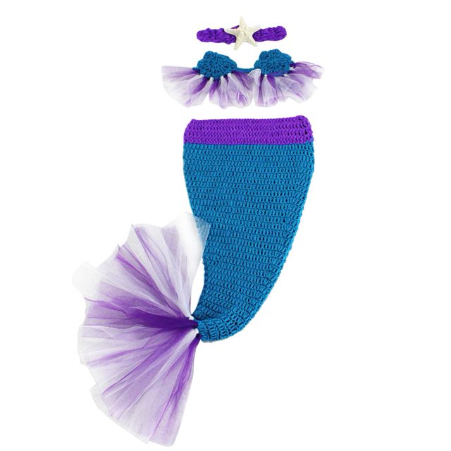 Disfraz Sirena para Bebé Accesorios Fotografía Fotográfico Acrílico