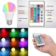thumbnail image 3 of FSLiving H Type Track Lighting,Black Ceiling Spotlighting Remote Control, Color Changing RGB Tunable White A19 Smart Bulb Cone Light for Kitchen Island Shopwindow Disco Ball - Set of 3, 3 of 7