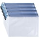 thumbnail image 1 of FloreceBien - 10 bolsas con cremallera para documentos, bolsa con cremallera, bolsa de PVC para documentos, carpetas con cremallera, organizador de recibos para oficina, escuela, hogar, viajes, 1 of 5