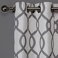 thumbnail image 3 of Exclusive Home Kochi Light Filtering Linen Blend Grommet Top Curtain Panel Pair, 54"x96", Black Pearl, 3 of 7
