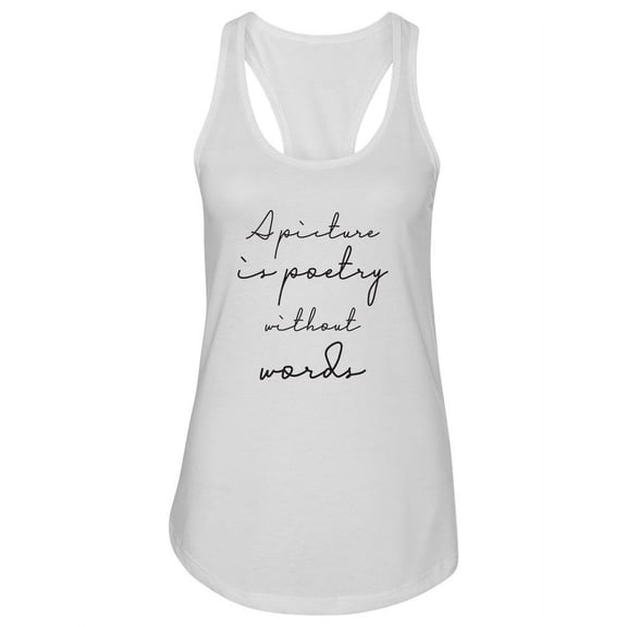 Quote About Photography. Tank Women -Image by Shutterstock, Female XX-Large