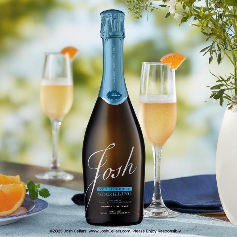 Josh Cellars Non-Alcoholic Sparkling Beverage Italy, 750 mL Bottle