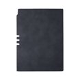 thumbnail image 2 of Solid Color Business Notebook | A5 Perforated Hardcover Journal | 200 Pages | 80gsm Dorian Paper | Genuine Leather Cover | Pen Holder | 8.34x6.18 in | Bookmark | 1 Pack, 2 of 7