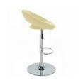 thumbnail image 2 of Set of 4 Modern Home Rho "Leather" Contemporary Adjustable Height Counter/Bar Stool (Toffee), 2 of 5