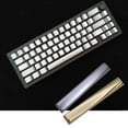 thumbnail image 4 of Necvior Zinc Alloy Spacebar Keycap in Gold/Silver Extended Keyboard Use in Any Setting, 4 of 18
