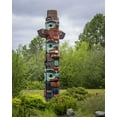 thumbnail image 2 of Paulson, Don 12x14 White Modern Wood Framed Museum Art Print Titled - USA, Washington State, Jamestown Totem art PR, 2 of 4