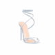 thumbnail image 2 of Verano nuevo estilo de gran tamaño atado zapatos romanos chanclas tacones altos Wmkox8yii shjk3764, 2 of 4